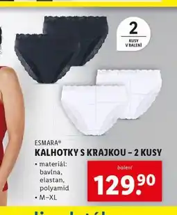 Lidl Kalhotky s krajkou nabídka