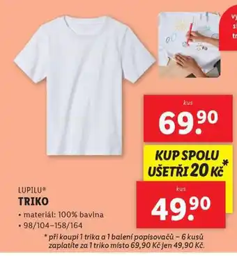 Lidl Triko nabídka