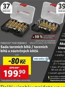 Lidl Sada torzních bitů nabídka