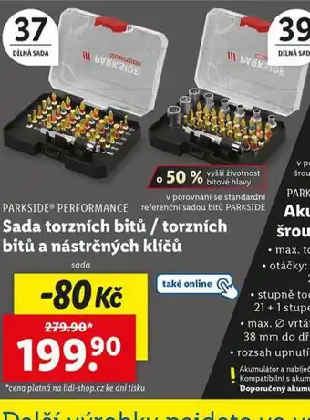 Lidl Sada torzních bitů nabídka