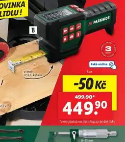 Lidl Aku měřící pásmo 7,5m nabídka