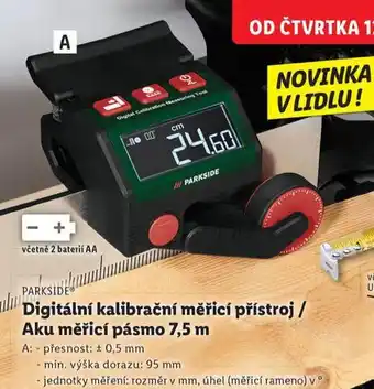 Lidl Digitální kalibrační měřicí přístroj nabídka