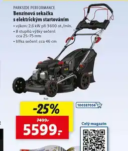 Lidl Benzínová sekačka s elektrickým startováním nabídka