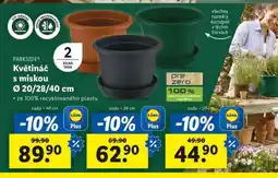 Lidl Květináč s miskou 28 cm nabídka