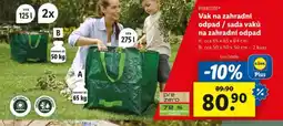 Lidl Vak na zahradní odpad nabídka