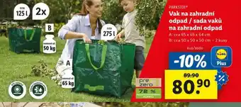 Lidl Vak na zahradní odpad nabídka