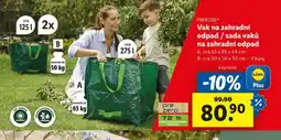 Lidl Sada vaků na zahradní odpad nabídka