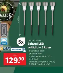 Lidl Solární led svítidlo nabídka