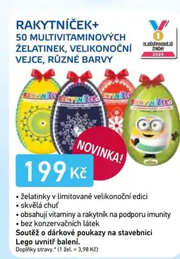 Lékárna AGEL Rakytníček+ 50 multivitaminových želatinek, velikonoční vejce, různé barvy nabídka