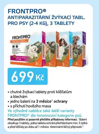 Lékárna AGEL Frontpro® antiparazitární žvýkací tabl. nabídka