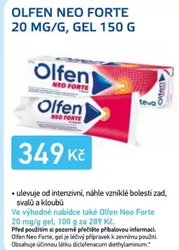 Lékárna AGEL Olfen neo forte nabídka