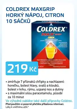 Lékárna AGEL Coldrex maxgrip horký nápoj, citron 10 sáčků nabídka