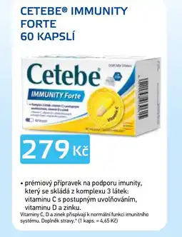 Lékárna AGEL Cetebe® immunity forte 60 kapslí nabídka