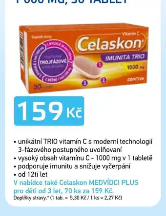 Lékárna AGEL • vysoký obsah vitamínu C - 1000 mg v 1 tabletě nabídka