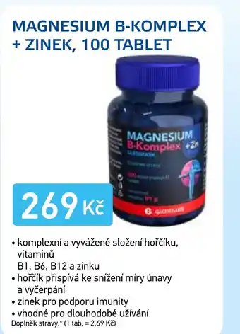 Lékárna AGEL Magnesium b-komplex + zinek, 100 tablet nabídka