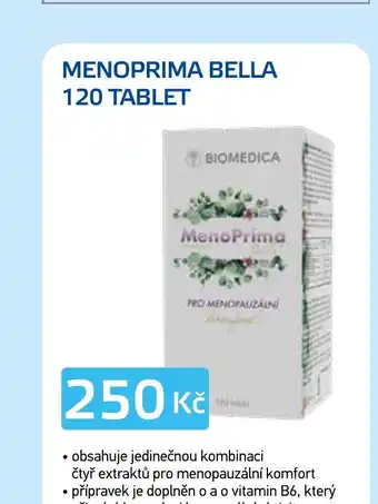 Lékárna AGEL Menoprima bella 120 tablet nabídka