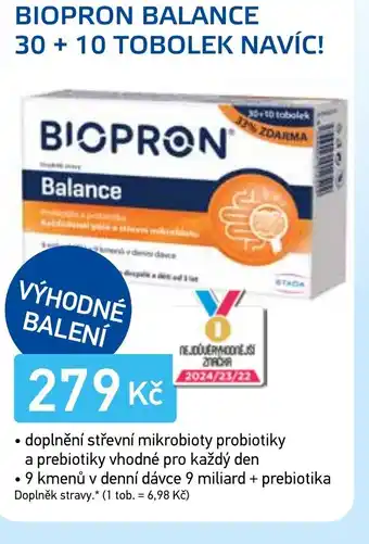 Lékárna AGEL Biopron balance nabídka