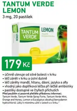 Alphega Lékárna Tantum verde lemon nabídka