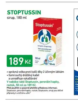 Alphega Lékárna Stoptussin nabídka