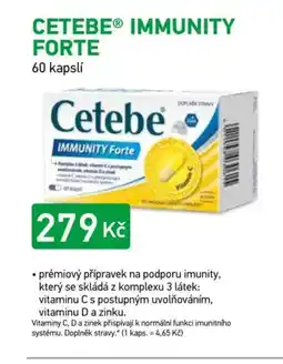 Alphega Lékárna Cetebe® immunity forte nabídka