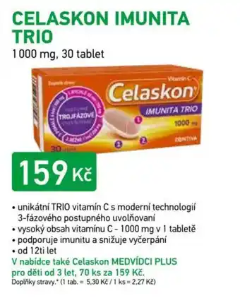 Alphega Lékárna Celaskon imunita 1000 mg, 30 tablet nabídka