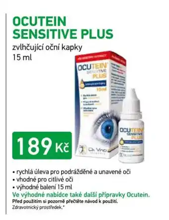 Alphega Lékárna Ocutein sensitive plus nabídka