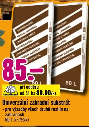 Hornbach Univerzální zahradní substrát nabídka