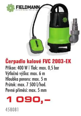 Uni Hobby Čerpadlo kalové FVC 2003-EK nabídka