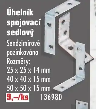 Uni Hobby Úhelník spojovací sedlový nabídka