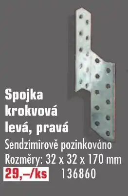 Uni Hobby Spojka krokvová levá, pravá nabídka