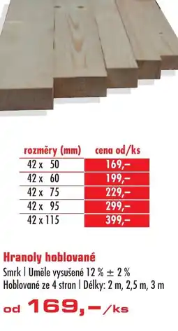 Uni Hobby Hranoly hoblované nabídka