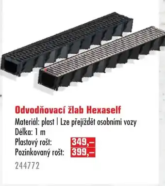 Uni Hobby Odvodňovací žlab Hexaself nabídka