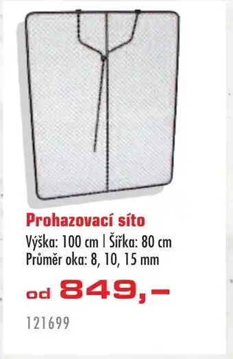 Uni Hobby Prohazovací síto nabídka