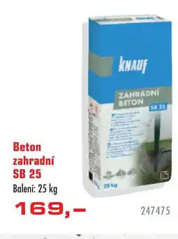 Uni Hobby Beton zahradní SB 25 nabídka