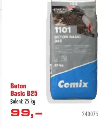 Uni Hobby Beton Basic B25 nabídka