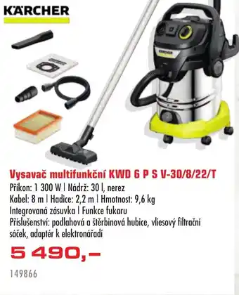 Uni Hobby Vysavač multifunkční KWD 6 P S V-30/8/22/T nabídka