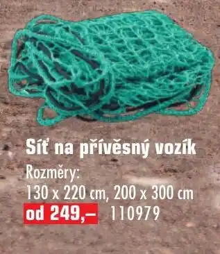 Uni Hobby Síť na přívěsný vozík nabídka