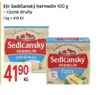 Žabka Sýr sedlčanský hermelín nabídka