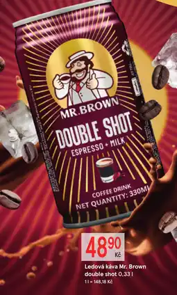 Žabka Ledová káva mr. brown double shot nabídka