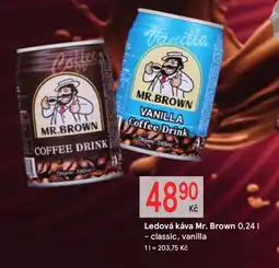 Žabka Ledová káva mr. brown nabídka