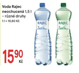 Žabka Voda rajec neochucená nabídka