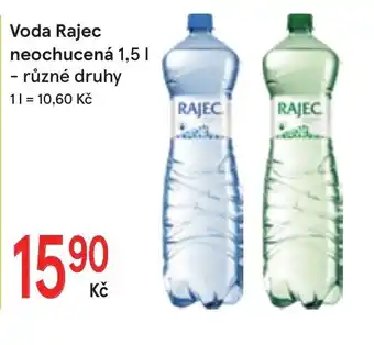 Žabka Voda rajec neochucená nabídka