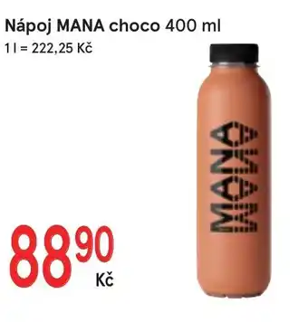 Žabka Nápoj mana choco nabídka