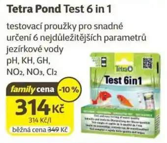 Super Zoo Tetra pond test 6 in 1 nabídka