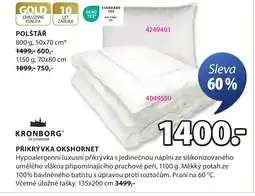 JYSK Přikrývka Okshornet nabídka