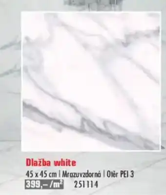 Uni Hobby Dlažba white nabídka