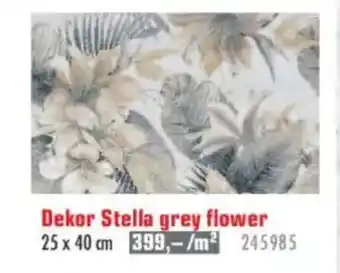 Uni Hobby Dekor stella grey flower nabídka