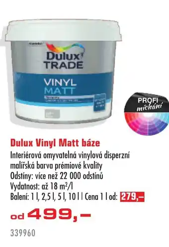 Uni Hobby Dulux Vinyl Matt báze nabídka