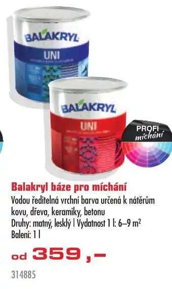 Uni Hobby Balakryl báze pro míchání nabídka