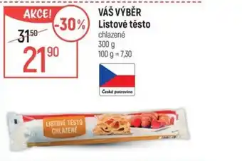 Globus VÁŠ VÝBĚR Listové těsto nabídka